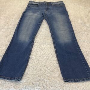 LAZER Men's Blue Straight Fit Jeans SIZE 34/32 see measurements